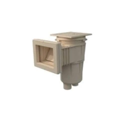 FLUIDRA Skimmers pour piscines de la Marque modèle Skimmer 15 l Pisc. Horm. avec Bouche Standard Couvercle Circulaire Gris Clair