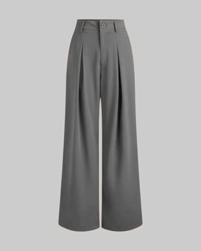 Image of Nermosa High-Waist Korean Trousers with Wide Baggy Fit | Trendy GenZ Streetwear Pants