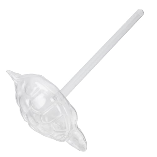 FUNOMOCYA Animal Shape Self Watering Flower Watering Device Automatic Drip Irrigation for Indoor Plants Turtle Design High Borosilicate Glass for Vacation Plant Care Single Pack
