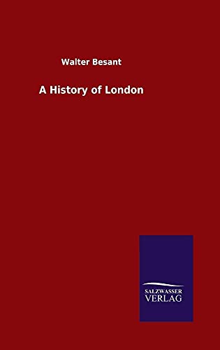 A History of London 384609997X Book Cover