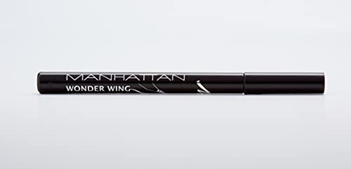 Manhattan Wonder Wing Eyeliner & Stamp, Schwarzer Stempel Eyeliner für einen Idealen symmetrischen Lidstrich, Farbe Black 001, 1 x 1.6ml – Bild 3