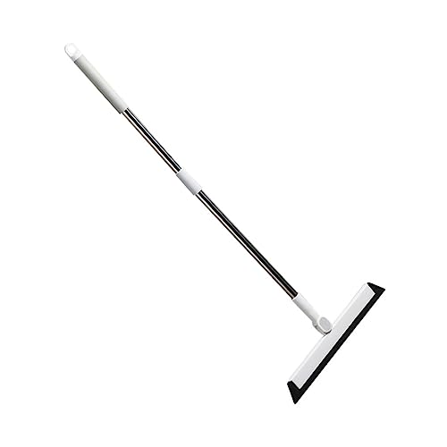 FRCOLOR Rasqueta Limpiacristales para Hogar Mango Ergonómico y Resistente Inoxidable y Materiales Duraderos Herramienta Multifuncional para Limpiar Ventanas Espejos Azulejos y Superficies
