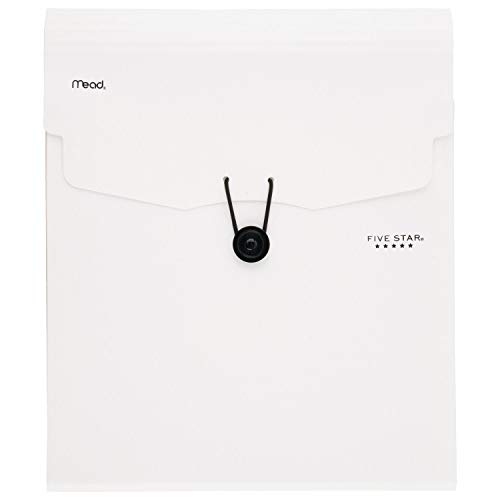 Five Star Expanding File Folder, 5-Pocket Vertical Expandable File Folder, White (72504)