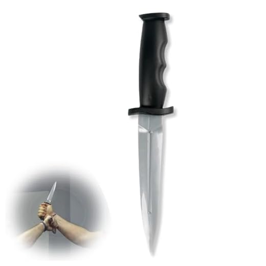 XPEX Faux couteau de formation en caoutchouc mousse fake knife couteau papillon entraînement Arts martiaux outeaux d'entraînement en toute sécurité Couteau plastique halloween