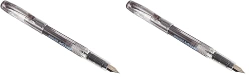 プラチナ万年筆 万年筆 プレピー 0.2mm ブラック PSQ-400#1 (× 2)（Amazon）