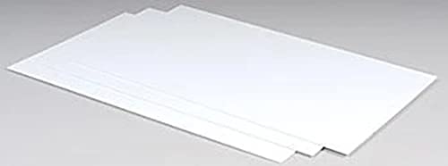 Lámina de poliestireno blanca 150x300x0.25 mm pack 4 miniatura 2