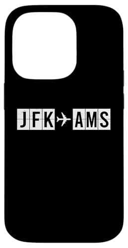 JFK AMS�t���C�g���[�g�j���[���[�N����A���X�e���_���ւ̃R�[�h �X�}�z�P�[�X iPhone 14 Pro �p