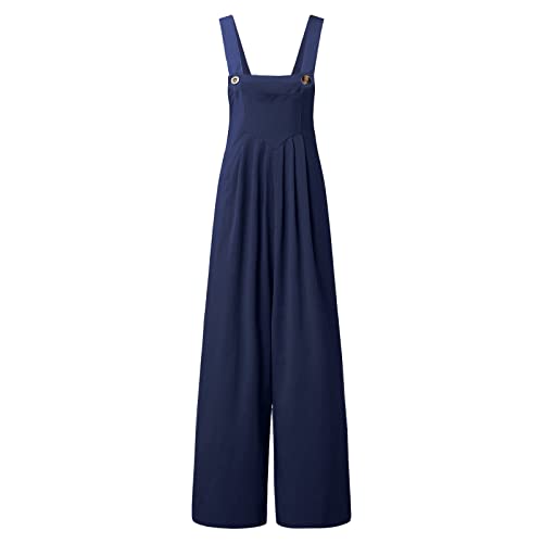 Playsuit largo de mujer en color sólido con prácticos botones frontales 2