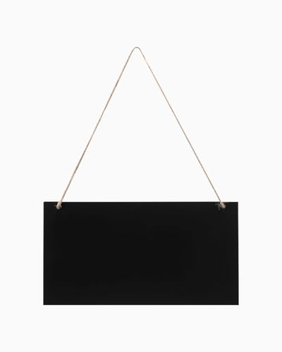 QLEUIFT Pizarra de Tiza Decorativa – Tablero de pared de escritura para niños y signos de boda rústica (21 x 30 cm)