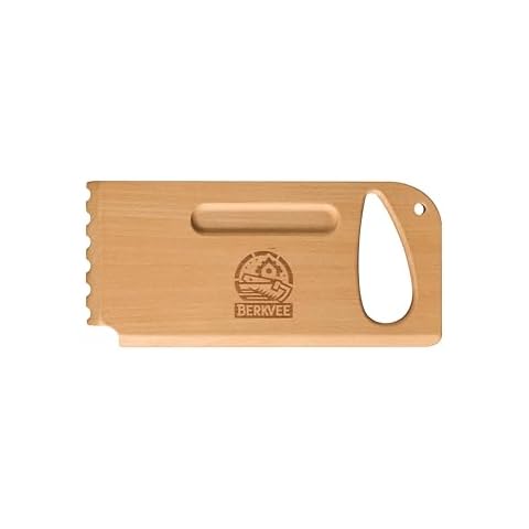 Berkvee Premium Natural Wooden Grill Scraper Cover