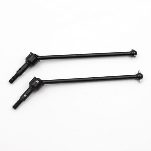 ULIIK Eje de transmisión CVD delantero/central/trasero de acero para RLAARLO Omni-Terminator RC Car (eje de transmisión delantero negro)