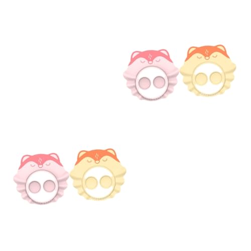 Bonnet de bain réglable garçon fille casquette natation oreilles UPKOCH lot de 4