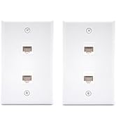 VCELINK Tool-Free RJ45 Connectors Toolless Cat6 Modular Plug Gold