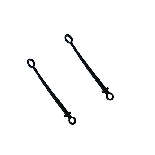 Qsvbeeqj 2PCS Charging Adapter Keeper Holder for Pad Pencil Tablets Pen Cap Connector Anti Loss Silicone Cord 9.5cm Micro USB and USB C Charging Adapters