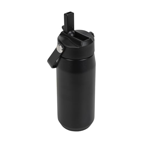 Image of PUMA unisex-adult 18oz Insulated Stainless Steel Water Bottle With Straw & Carry Handle