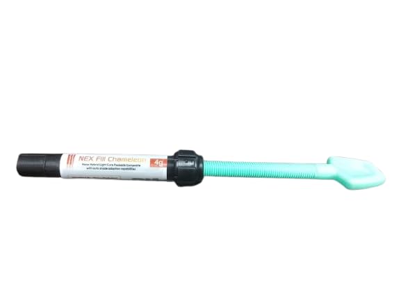 Dental NEX fill Chameleon(Nano hybride Light Cure Packable composite with auto shade adaption capabilities)-image-20