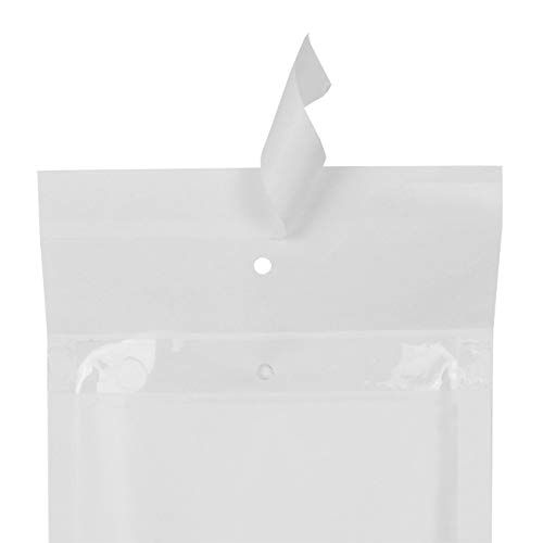 1000 Sobres acolchados Blancos 100x165mm Mod. 11/A.Cierre por tira auto-adhesiva. Sistema Peel & Seal.