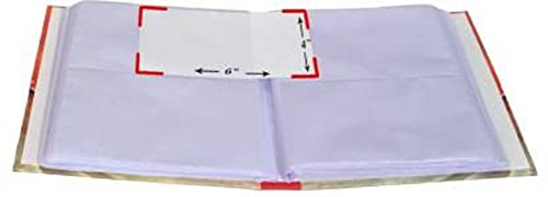 Image of Natraj Series Photo Album with Extra Clear PVC Film 80 Photos (Photo Size Supported: 4x6 Inches, Multicolour) (Degion 12)