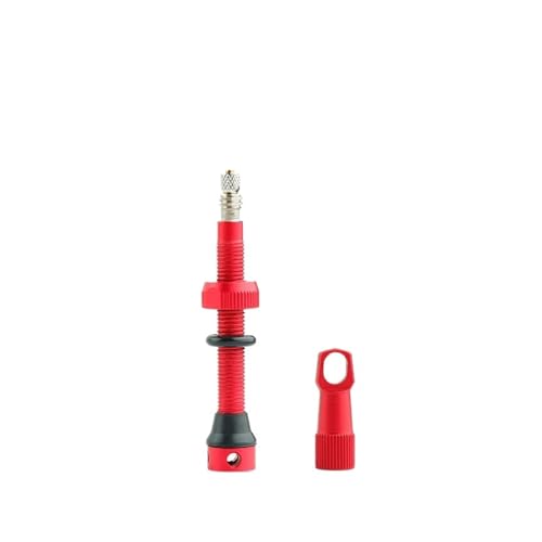 Tapones de válvula para bicicleta Presta Tubeless 50mm con herramienta para quitar núcleo de válvula, apto para MTB y carretera