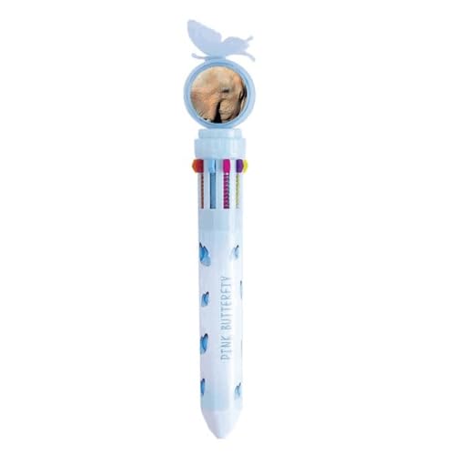 Stylo bille rétractable éléphant multicolore pour ne plus perdre ses feutres