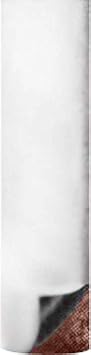 5ft x 2400ft x 1.25mil White on Black Embossed Plastic Mulch