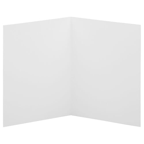 Image of LUXPaper A7 Folded Cards | 5 1 /8 inch x 7 inch | Bright White | 80lb. Cover | 50 Qty