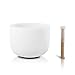 Crystal singing bowl sound bowl for healing Mindfulness, Meditation, Yoga, Spiritual and Body Healing Chakra Bowl singing bowls with mallet (D note, 6