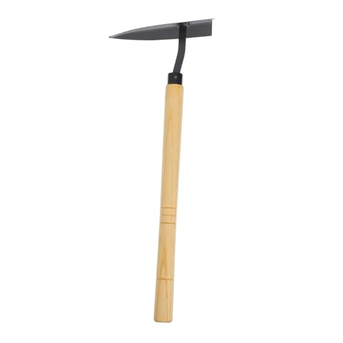 CIYODO Wooden Hoe Heavy Duty Garden Hoe Elderly-Friendly Long-Handled Weeding Tool Gardening Tools