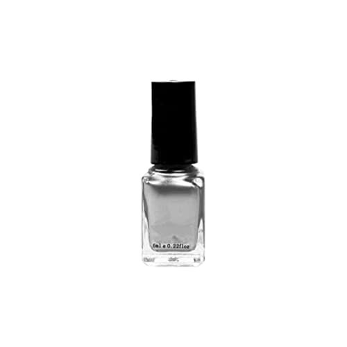 Mauve - Smalto per unghie colorate, in acciaio inox, 6 ml, misura unica, colore argento metallizzato
