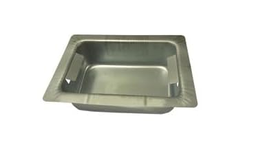 FIGEVIDA Cassetto vaschetta portacenere per Camino e Stufa a Pellet 30 x 20 x 7 cm per Clam in lamiera Stampata