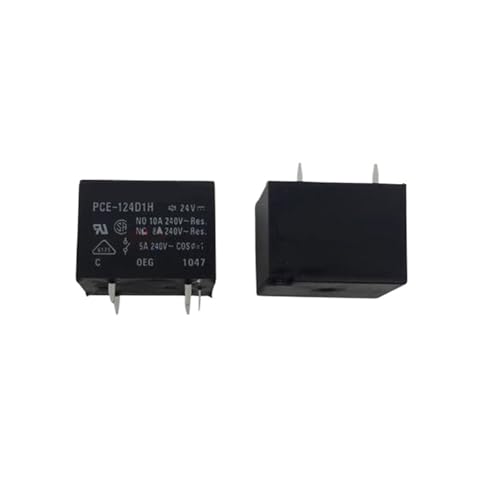 Relais PCE-124D1H 24 V CC pour intégration domotique et circuits imprimés (20PCS)