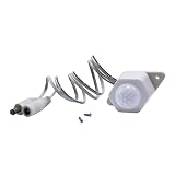 CSKWLLNBC DC5V-24V 12V Menschlicher Körper Infrarot Bewegungsmelder Detektor Steuerung LED Lichtleiste lichtempfindlicher Sensorschalter DC-Anschluss(LSD-P6A White)