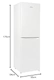 Willow WFF5050WV2 254L Low Frost Fridge Freezer with 4* Freezer Rating, Reversible Doors, LED Interior Light, Mark-Proof Finish - White - Image 10