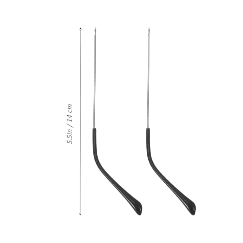 Image of UKCOCO Eyeglass Replacement Arms Universal Metal Eyewear Temples Nonslip Glasses Arm Replacement for Sunglasses Frames and Repair Kits 5.51 in Pair