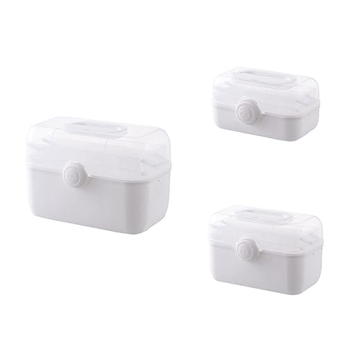 Boîte de rangement pour médicaments portable avec poignée - 4