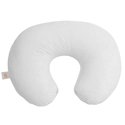 Lat Waterproof Nursing Pillow And Positioner, Breastfeeding Pillow For Mom,Newborn Infant Soft Cotton Feeding Cushion For Boys And Girls(White) #TOP9