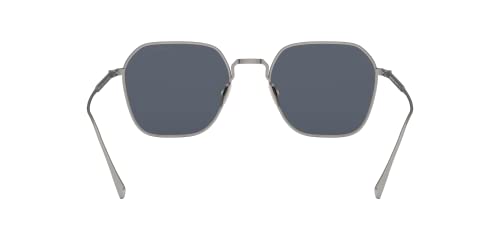 GIORGIO ARMANI Man Sunglasses Matte Gunmetal Frame, Grey Lenses, 53MM4