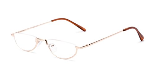 Round Reading Glasses in Gold by Readers.com | The Lynwood | +2.25