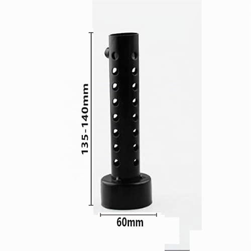 2 pcs Universel 60mm Amovible Moto Silencieux D'échappement Moto Silencieux Peut Insérer Chicane Silencieux Noir