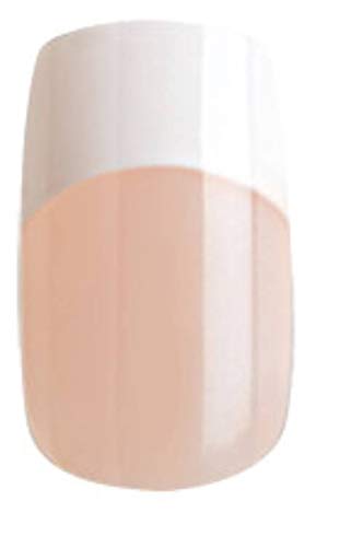 Kiss Everlasting French Nail Manicure, Chip-Free With Flexi-Fit Technology, Medium,"Infinite", Nail Kit With Pink Nail Glue (Net Wt. 2 G / 0.07Oz.), Mini File, Manicure Stick, And 28 Fake Nails #TOP3