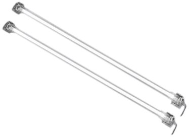 Revoltec RM127 Néon V2 Twin-Set pour Boitier PC 30 cm Blanc