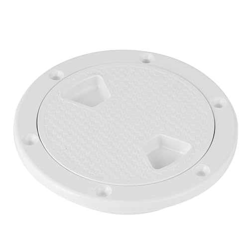 Deck Plate, Antiultraviolet Wearresistant Deck Hatch Cover for Boat Accessories (4 Inch)