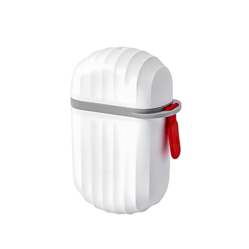 Image of Wall Mounted Soap Box with Flip Cover and Drain Tray | Detachable Inner Support | Adhesive Sticker Installation | ABS Soap Holder for Bathroom (Soap Dish Box)