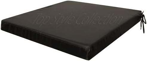TOP STYLE COLLECTION Waterproof Chair Cushions Seat Pads Cushion Pad Indoors Outdoors Water Resistant Material Kitchen Dining Living Room Patio Garden Office Coffee Shop (18" x 18" x 2" - Image 4