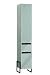 Produktbild trendteam smart living - Hochschrank Schrank - Badezimmer - Matix - Aufbaumaß (B x H x T) 36 x 190 x 35 cm - Farbe Dusk Blue - 223910331