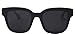 Gucci Women's Oversized Square Sunglasses, Shiny Black, One Size