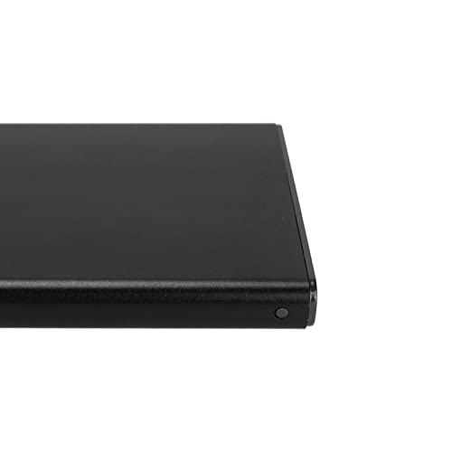 Disque Dur Externe, Disque Dur Portable avec Enceinte HDD Interface USB3.0 2,5 Pouces 5 Gops 2 to Capacité de Disque Dur Anti-Statique SSD Externe pour (Black)