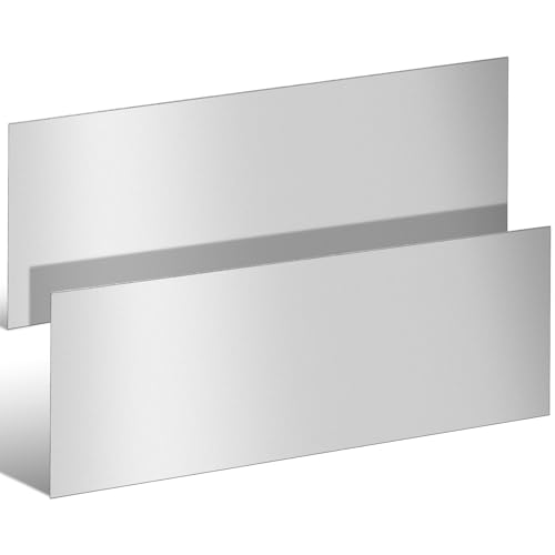 Yaocom 2 Pcs 16 Gauge Mild Metal Steel Sheet Plate Weldable Carbon Cold Panels Square Rolled for Outside Industrial DIY Weld Accessories, Easy Formability Smooth Surface (24 x 12 Inch)