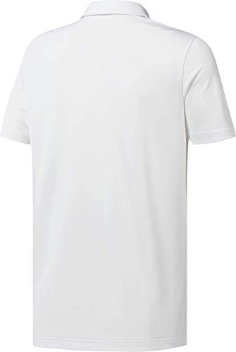 Adidas Men's Advantage Drive Novelty Solid Golf Polo Shirt (White/Large) #TOP1