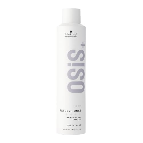 Schwarzkopf Professional OSIS Refresh Dust - Shampoo Secco Volumizzante - Cabello Graso y Cuero Cabelludo Volumen Inmediato 300 ml